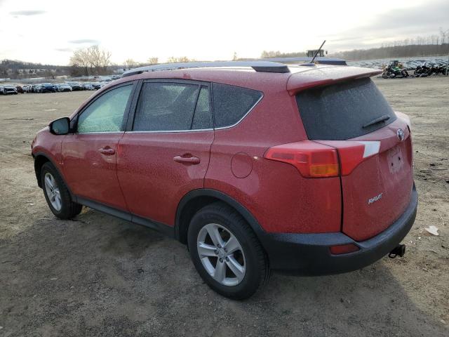  TOYOTA RAV4 2014 Красный