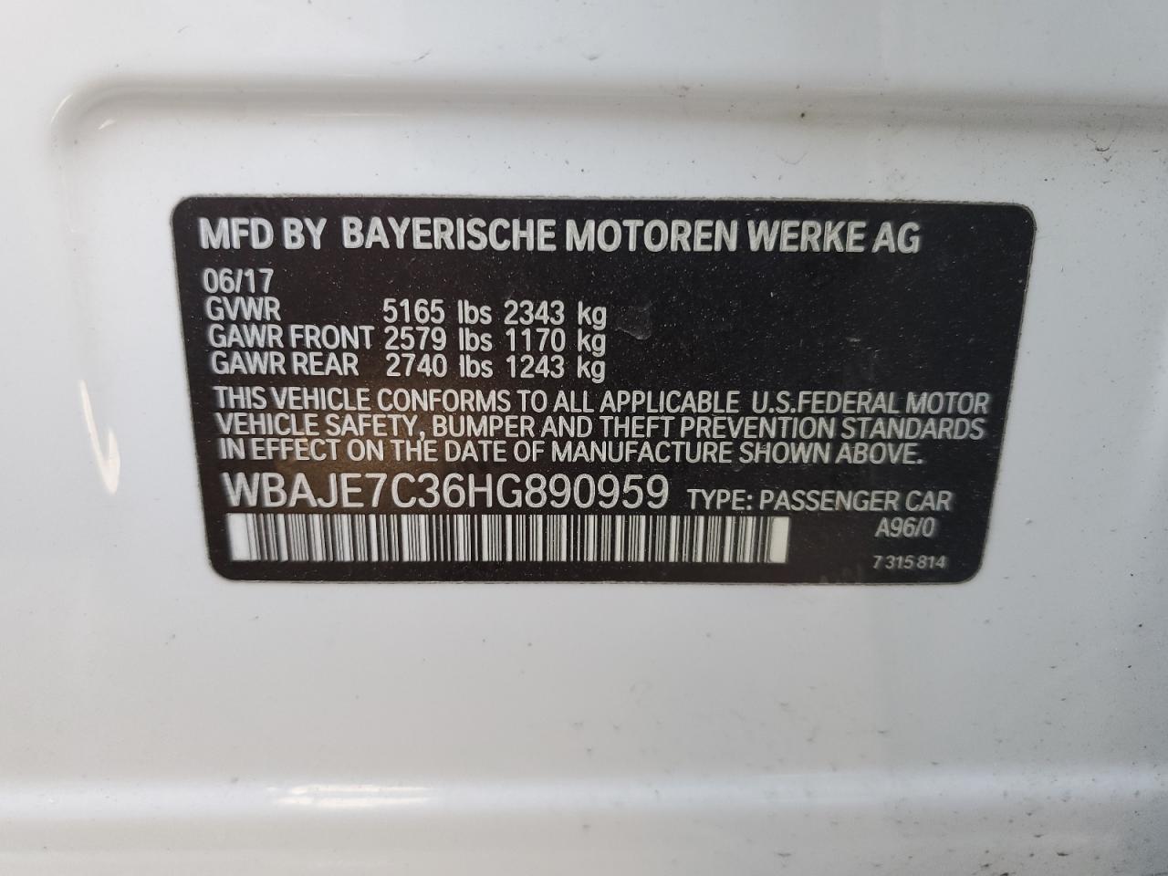 2017 BMW 5er - Image 14