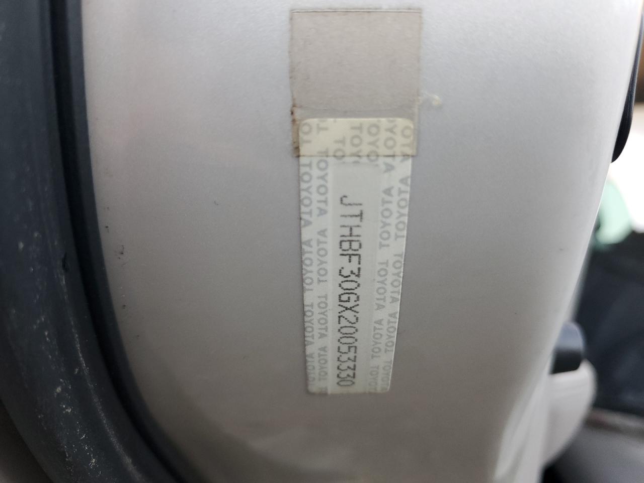 2002 Lexus Es 300 VIN: JTHBF30GX20053330 Lot: 85704744