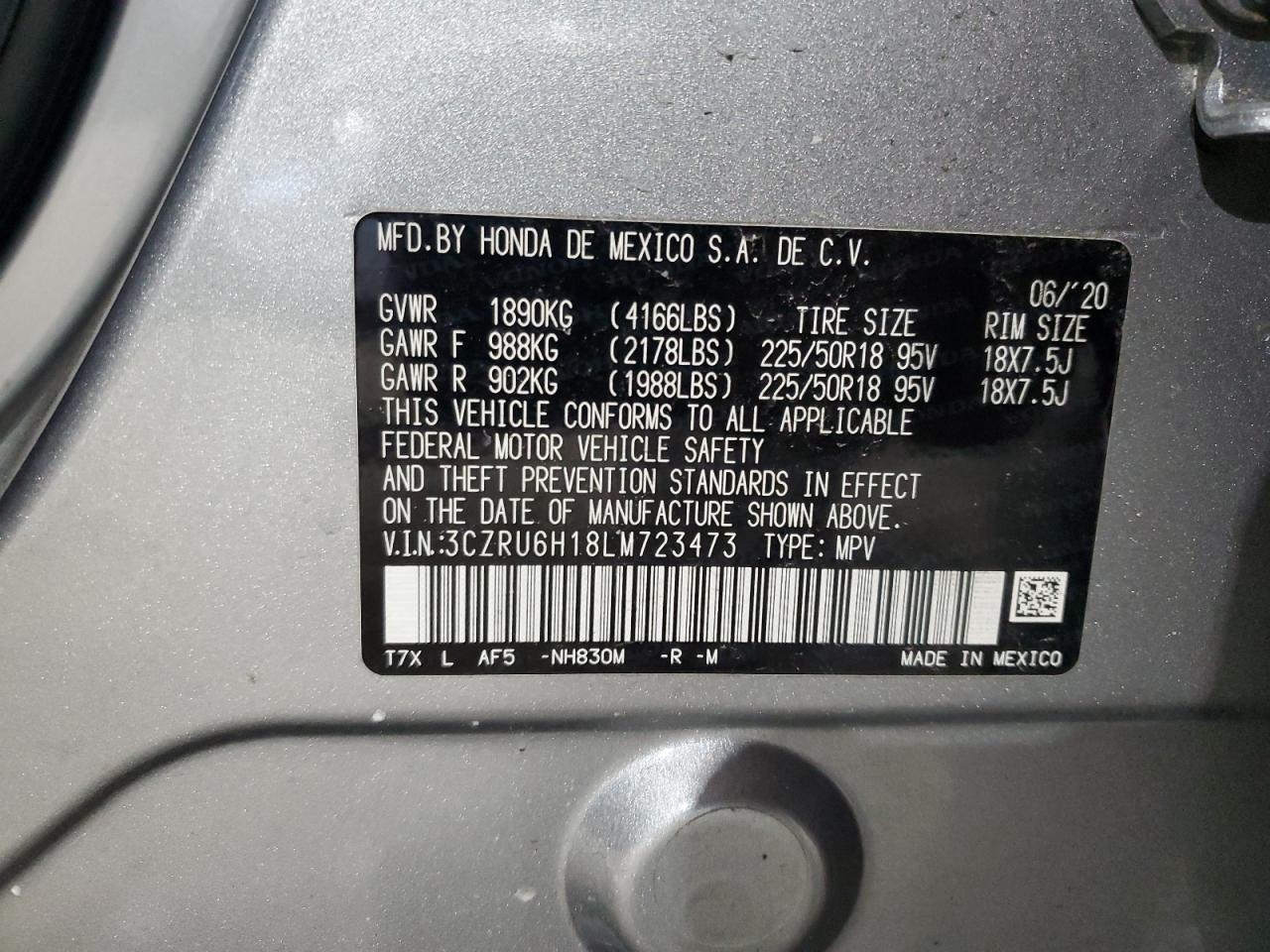 2020 Honda HR-V - Image 12