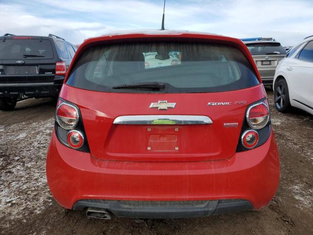  CHEVROLET SONIC 2013 Червоний
