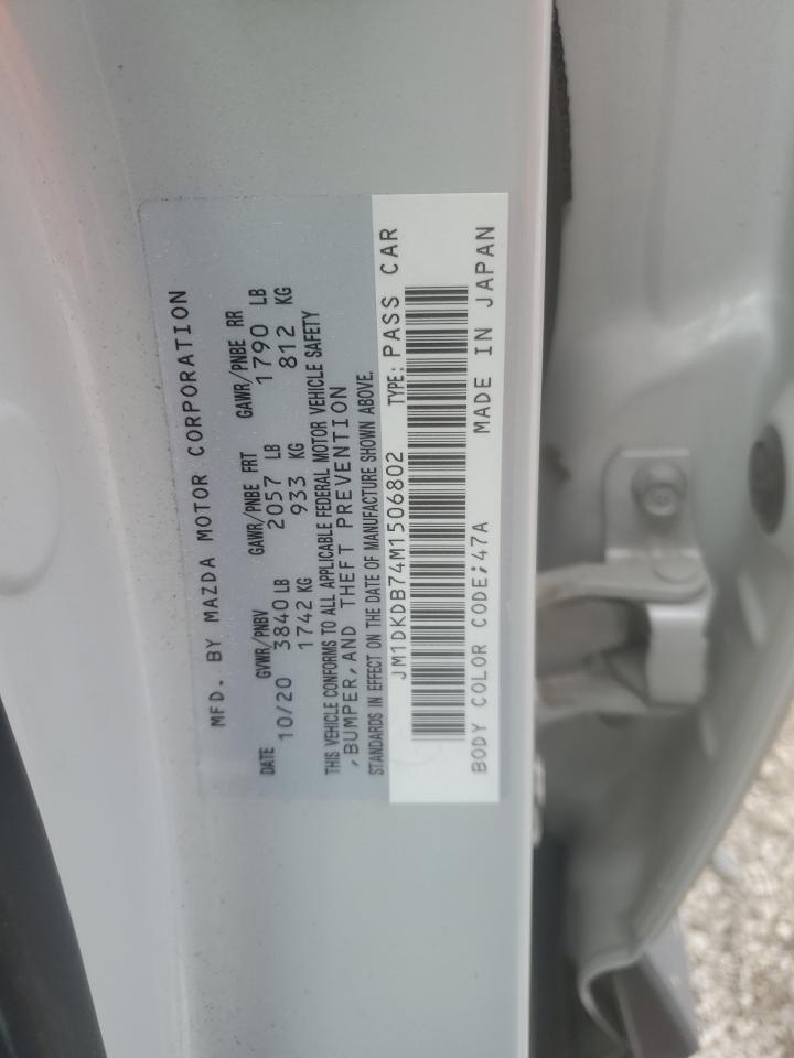 2021 Mazda Cx-3 Sport VIN: JM1DKDB74M1506802 Lot: 89361085