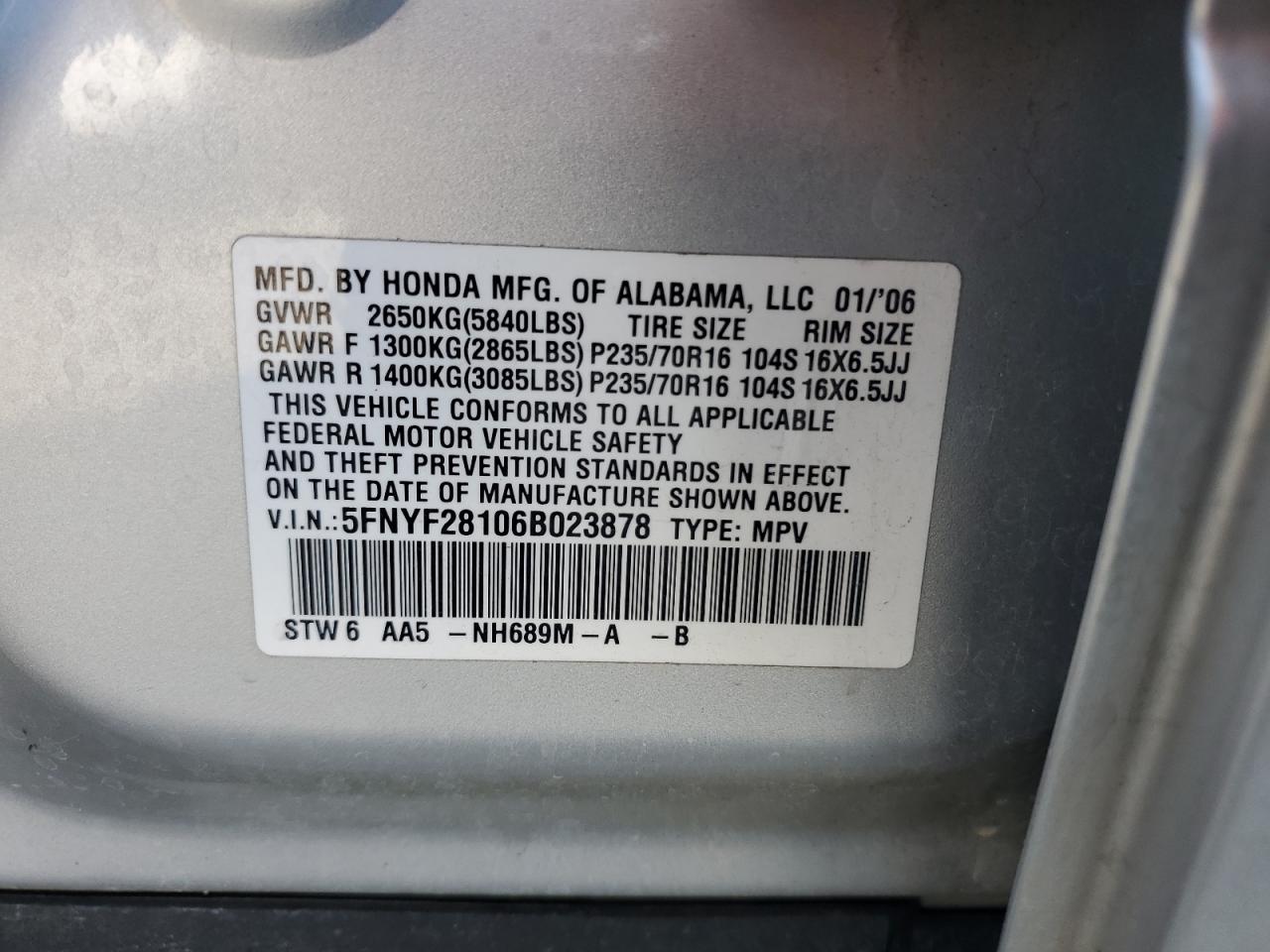 2006 Honda Pilot - Image 13