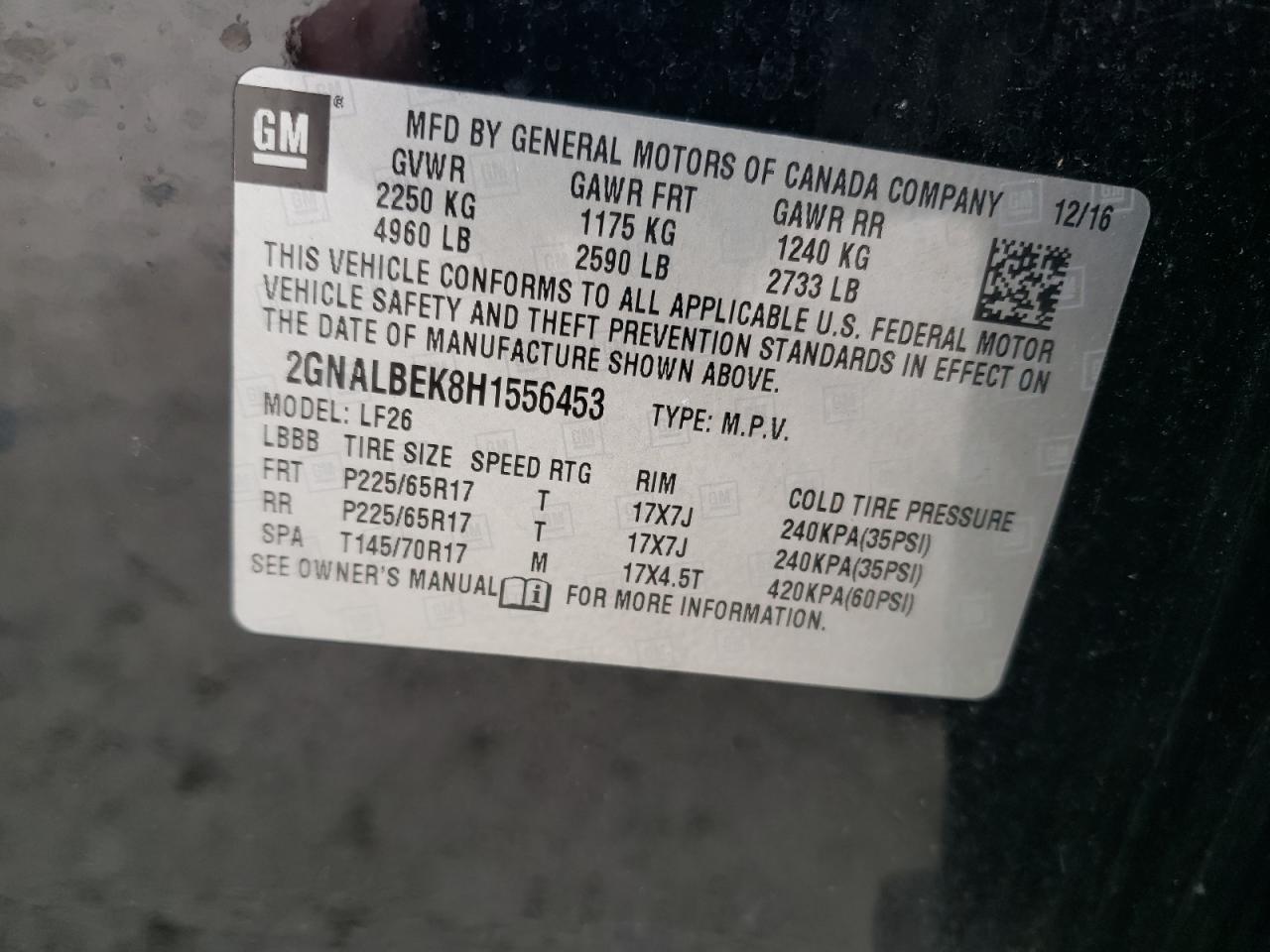 2017 Chevrolet Equinox - Image 13