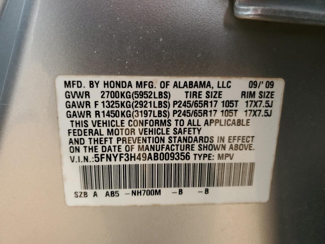 2010 Honda Pilot - Image 13