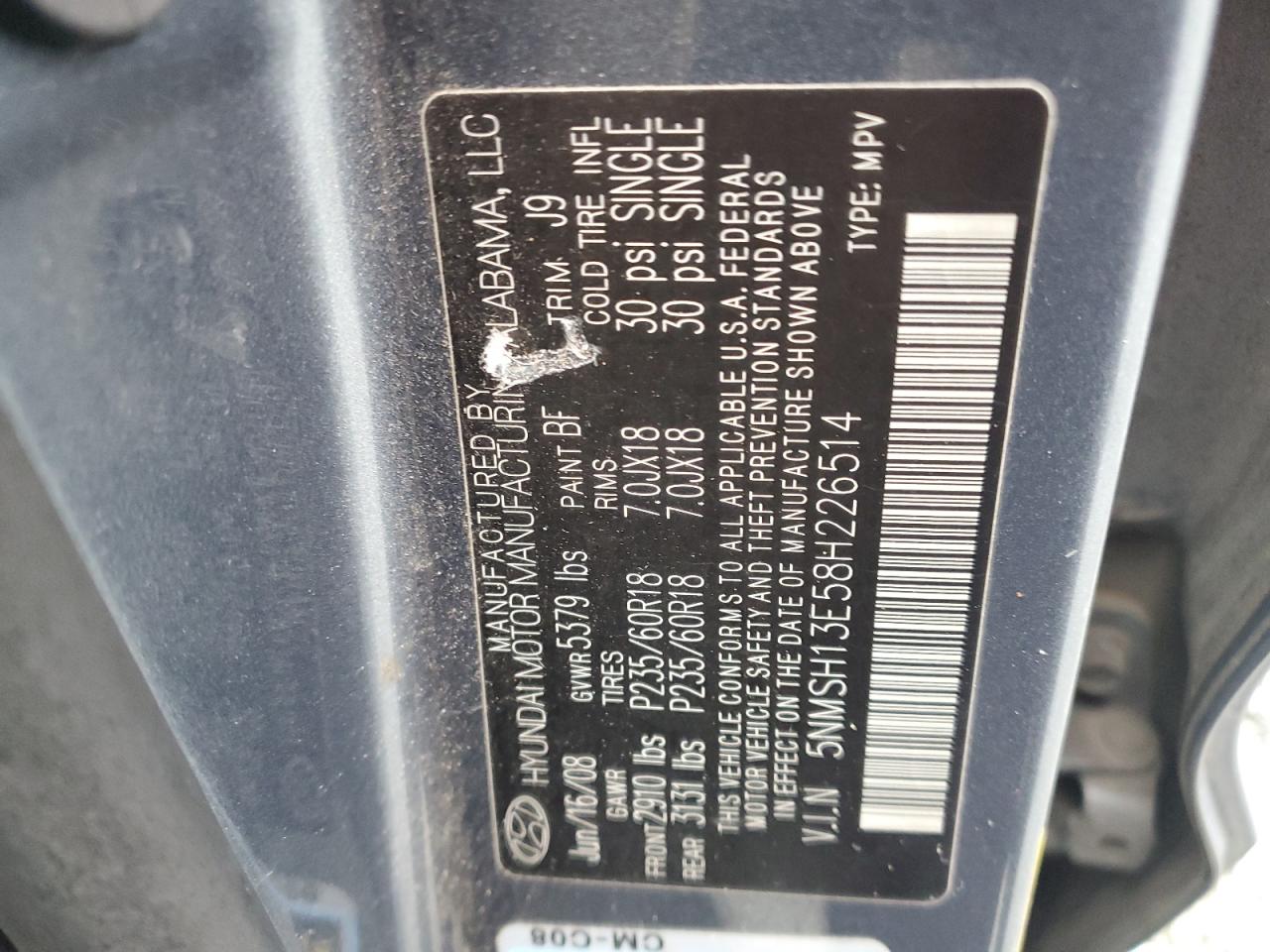 2008 Hyundai Santa Fe - Image 13