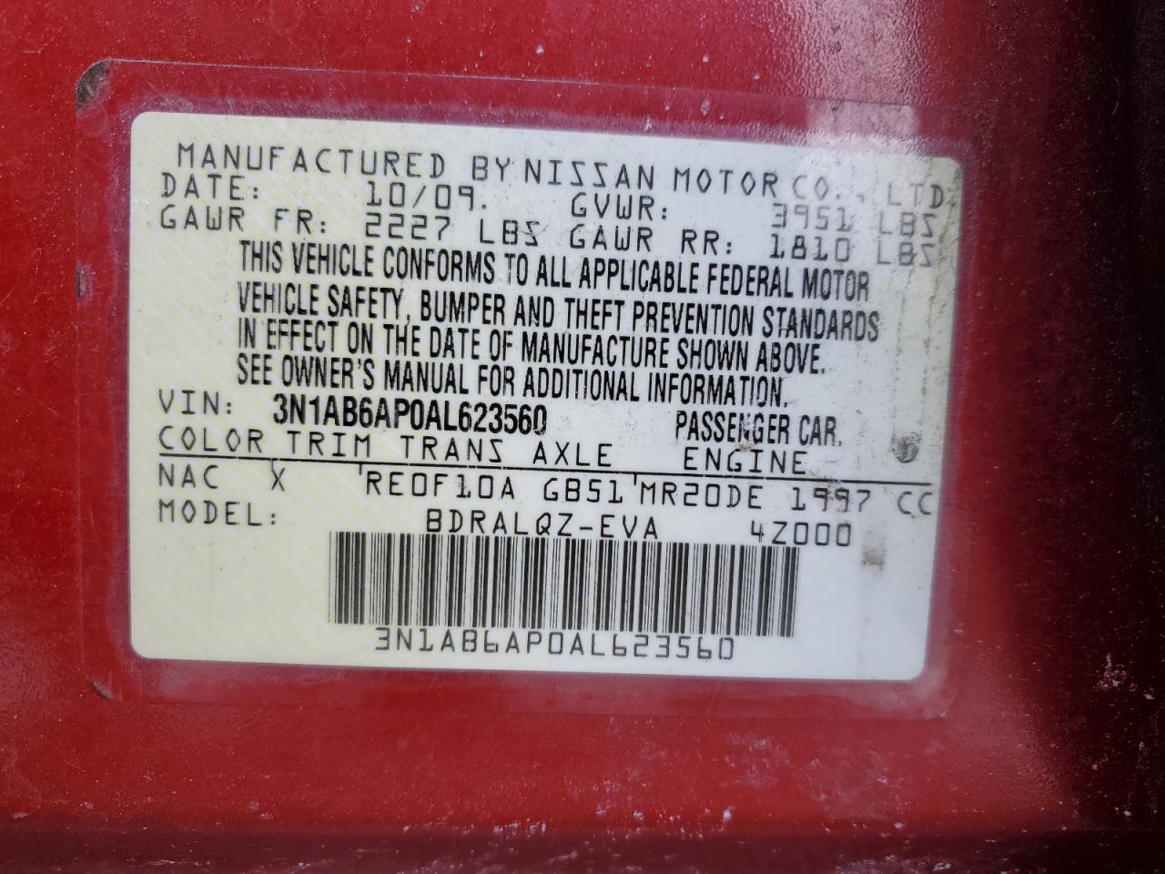 2010 Nissan Sentra - Image 14