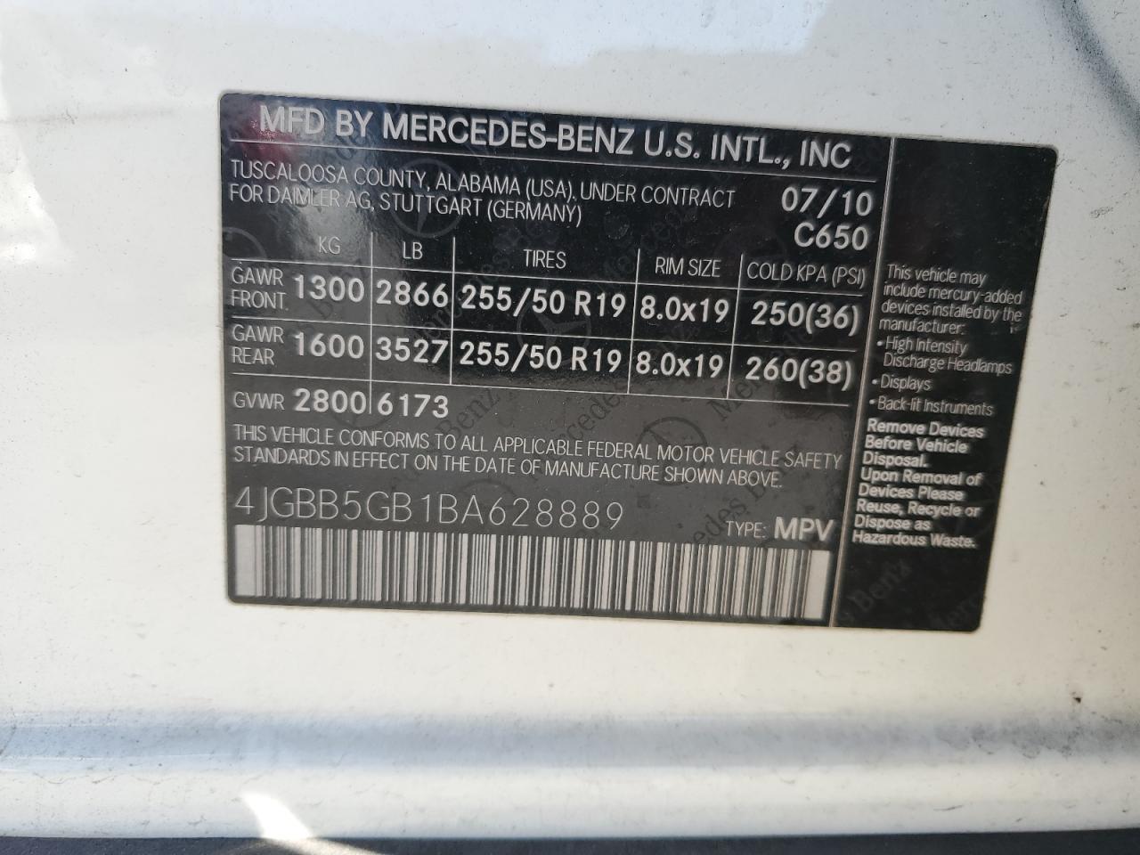 2011 Mercedes-Benz M-klasse - Image 15