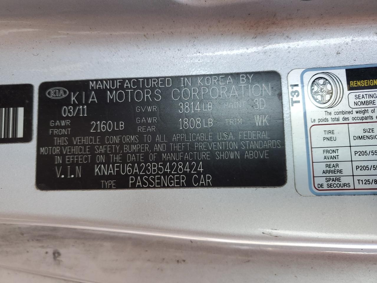2011 Kia Forte - Image 15