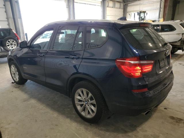  BMW X3 2016 Синій