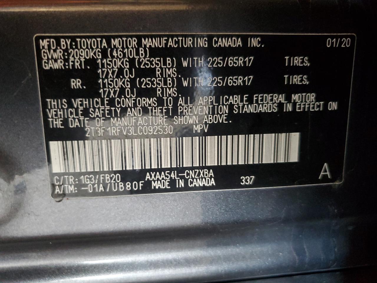 2020 Toyota RAV 4 - Image 13