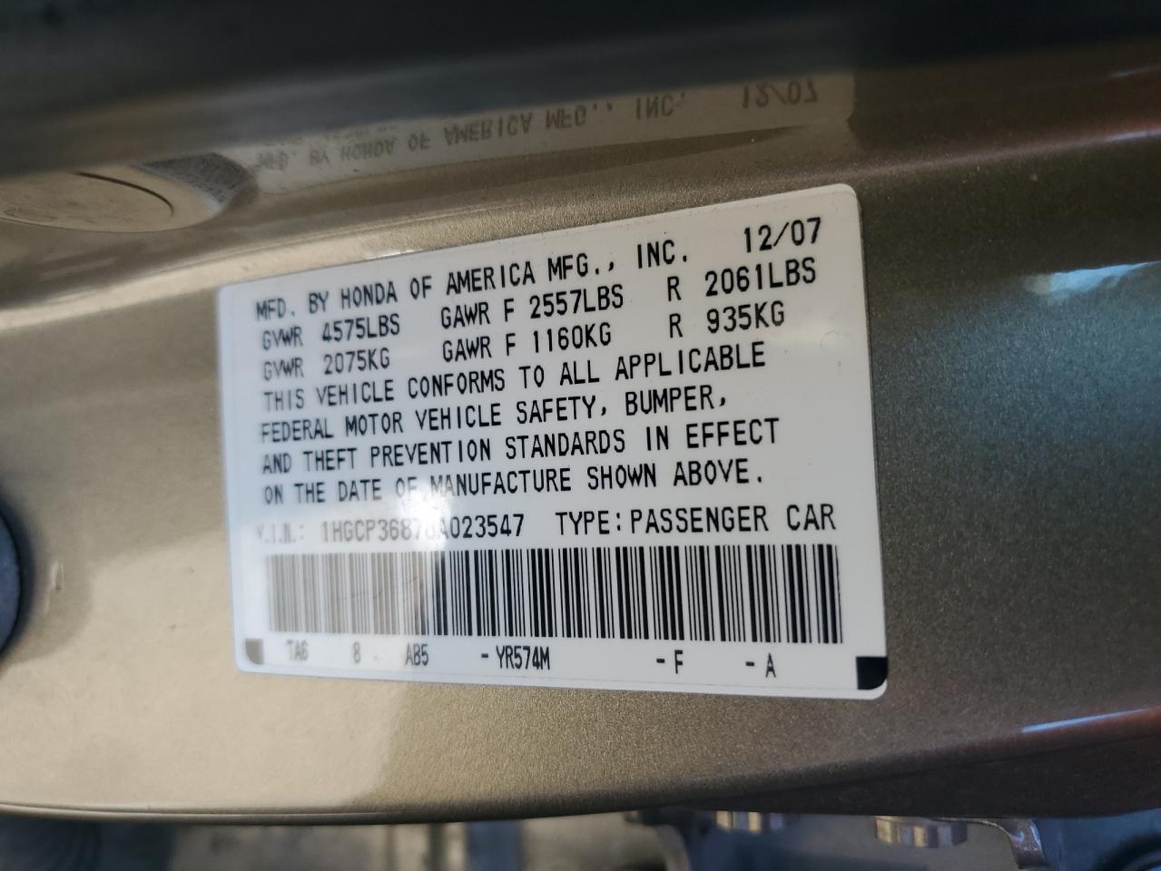 2008 Honda Accord - Image 12