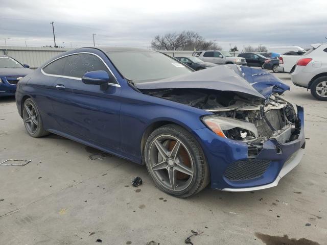 Купе MERCEDES-BENZ C-CLASS 2017 Синій