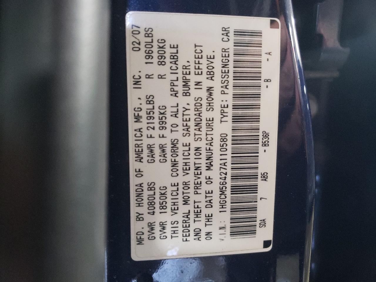 2007 Honda Accord - Image 13