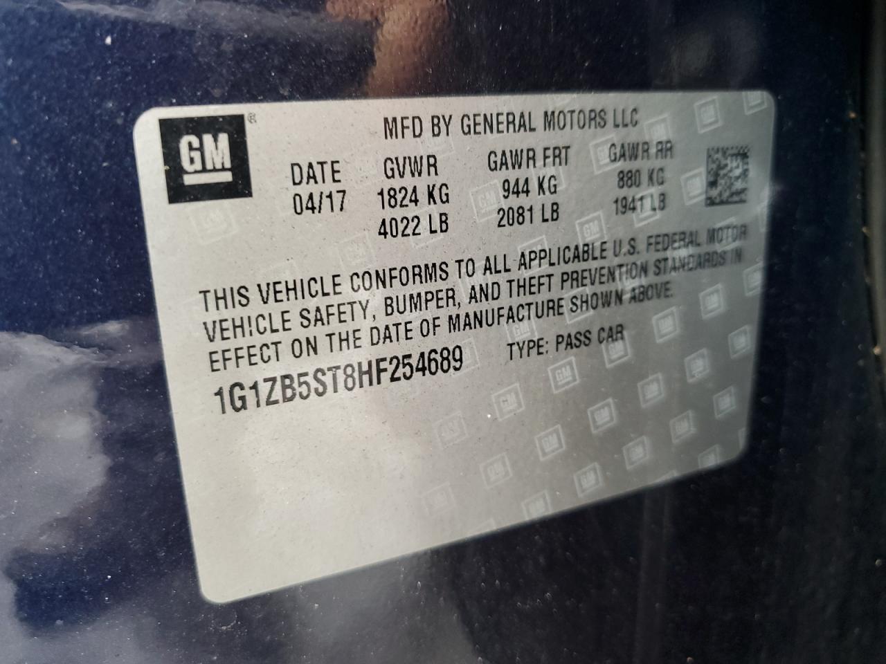 2017 Chevrolet Malibu - Image 12
