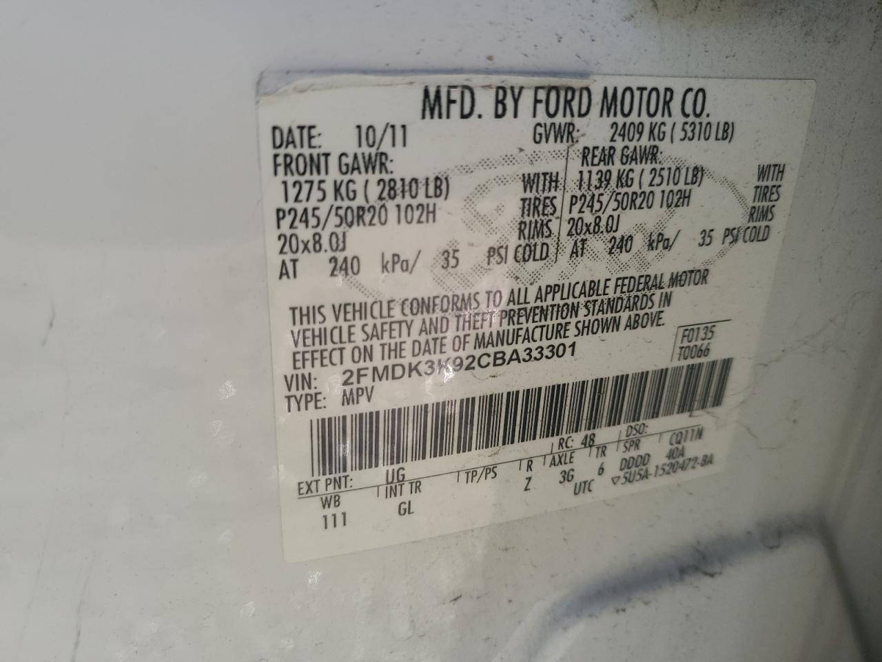 2012 Ford Edge - Image 14