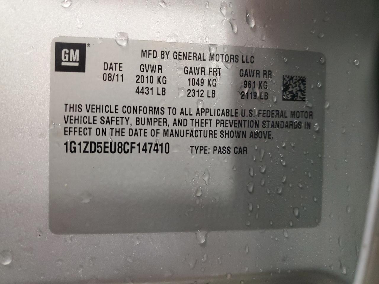 2012 Chevrolet Malibu - Image 12
