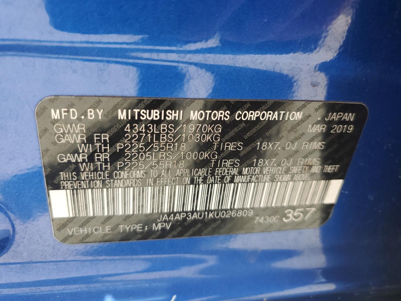 2019 Mitsubishi Outlander - Image 15