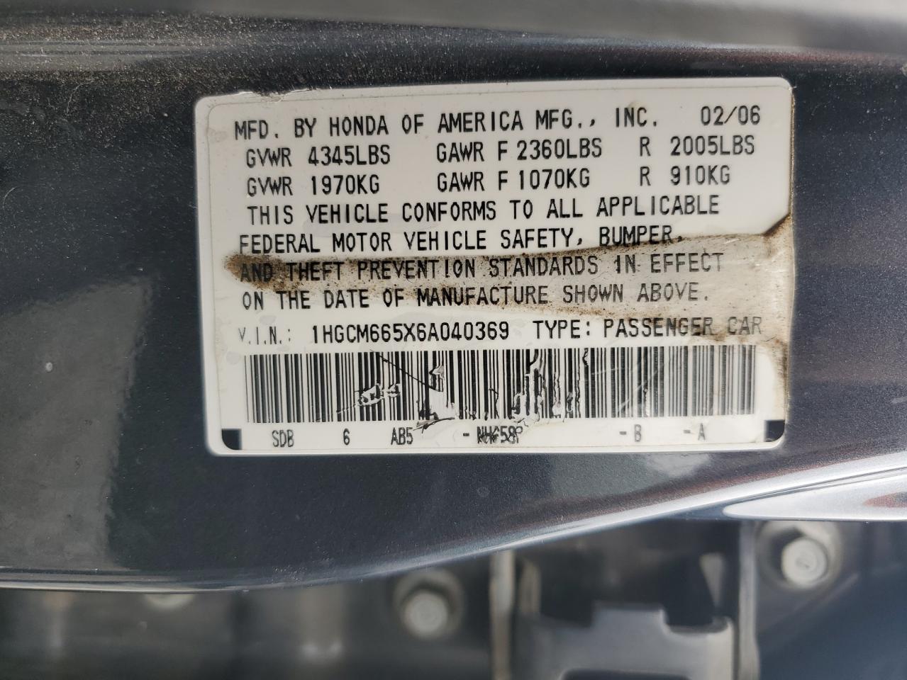 2006 Honda Accord - Image 12