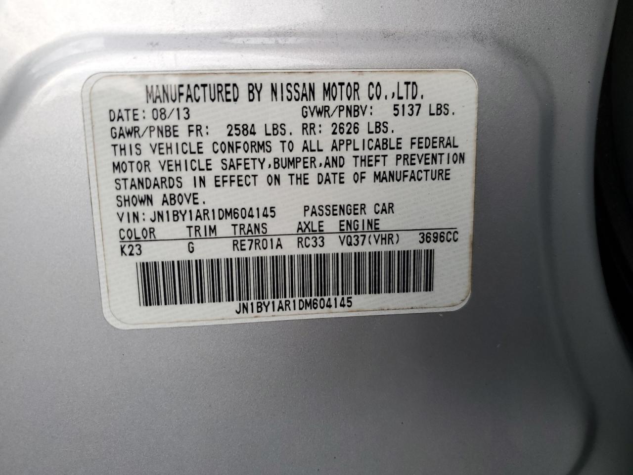 2013 Infiniti M - Image 12