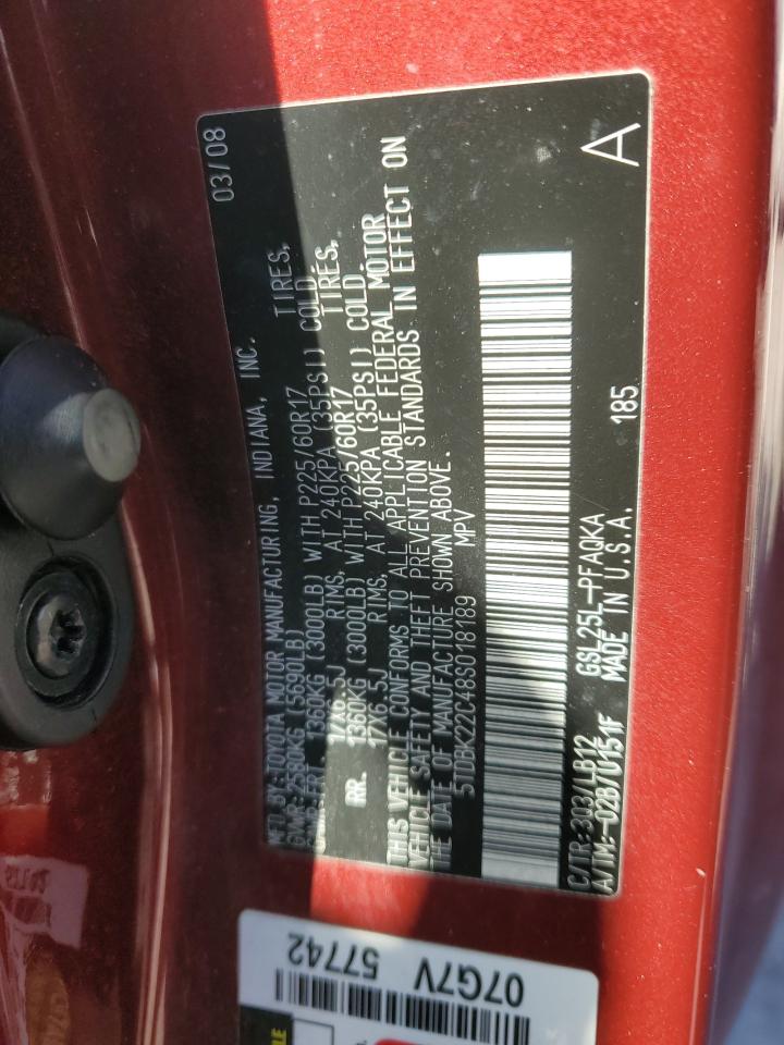 2008 Toyota Sienna - Image 16