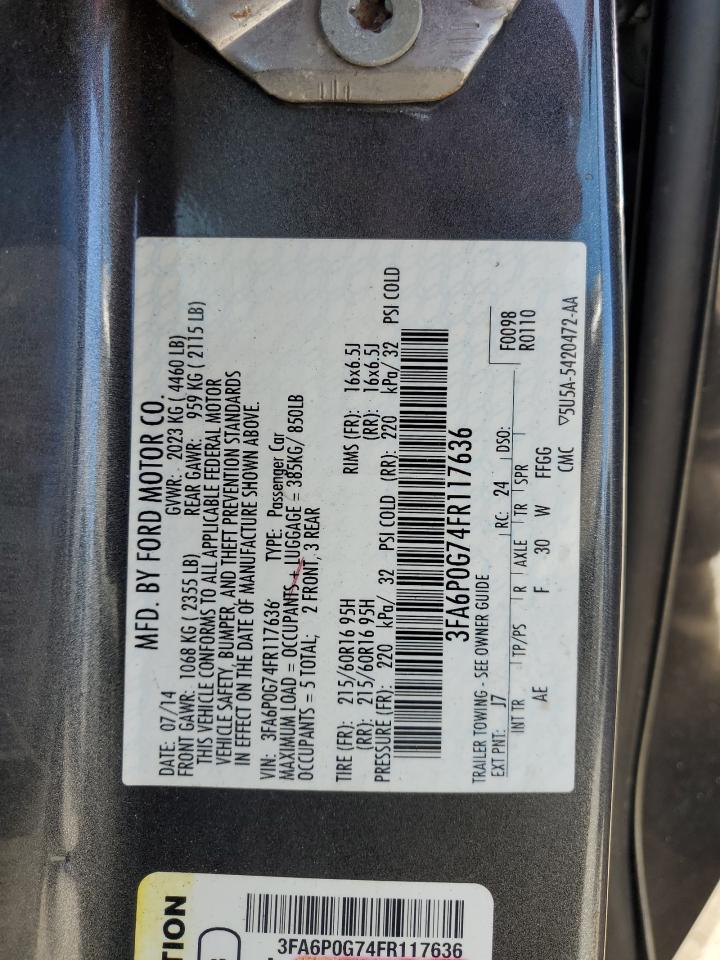 2015 Ford Fusion - Image 12