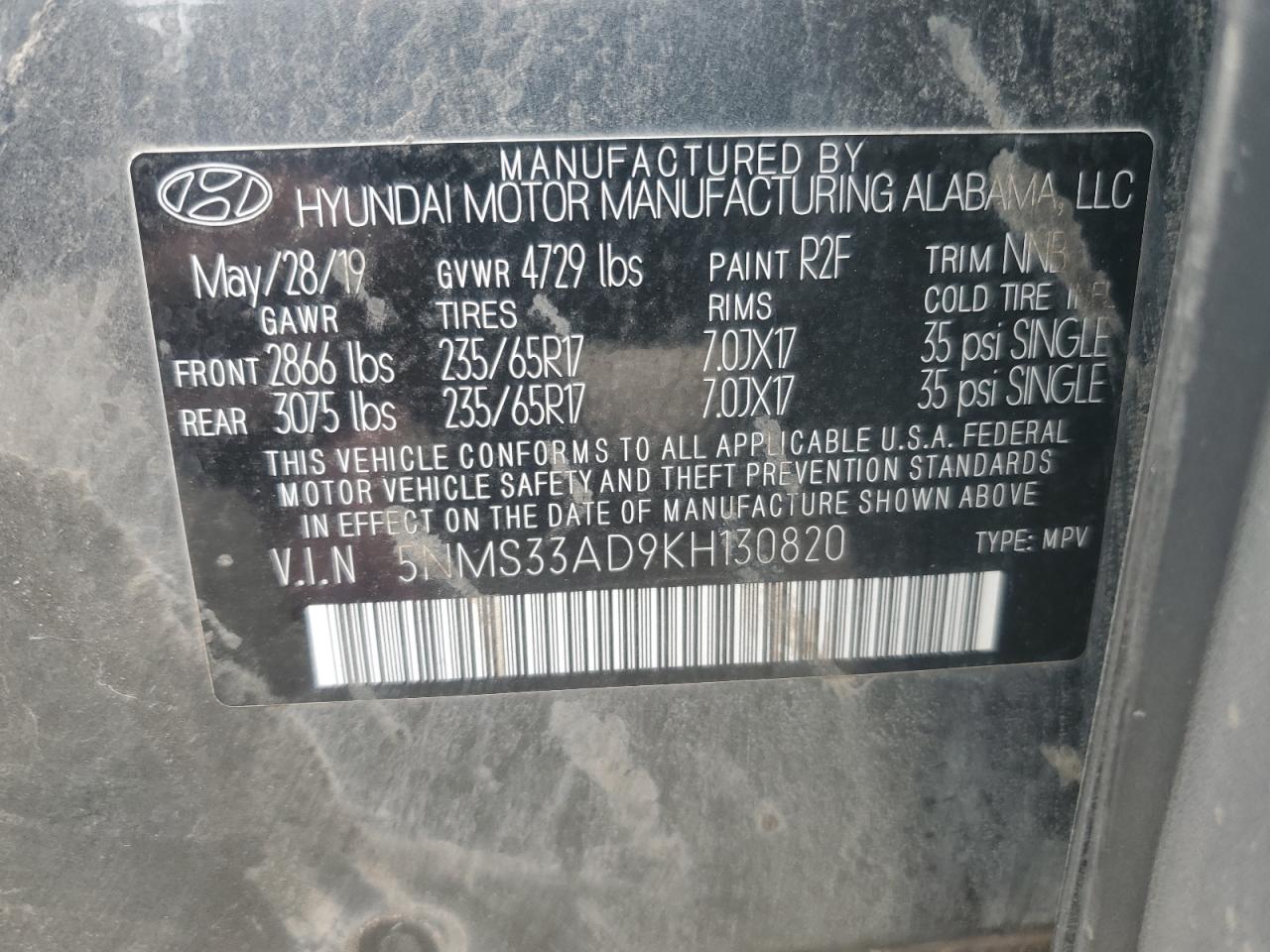 2019 Hyundai Santa Fe - Image 14