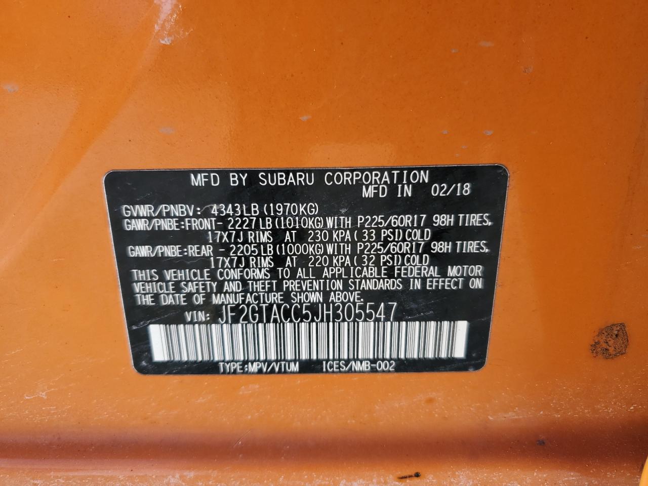 2018 Subaru XV - Image 13