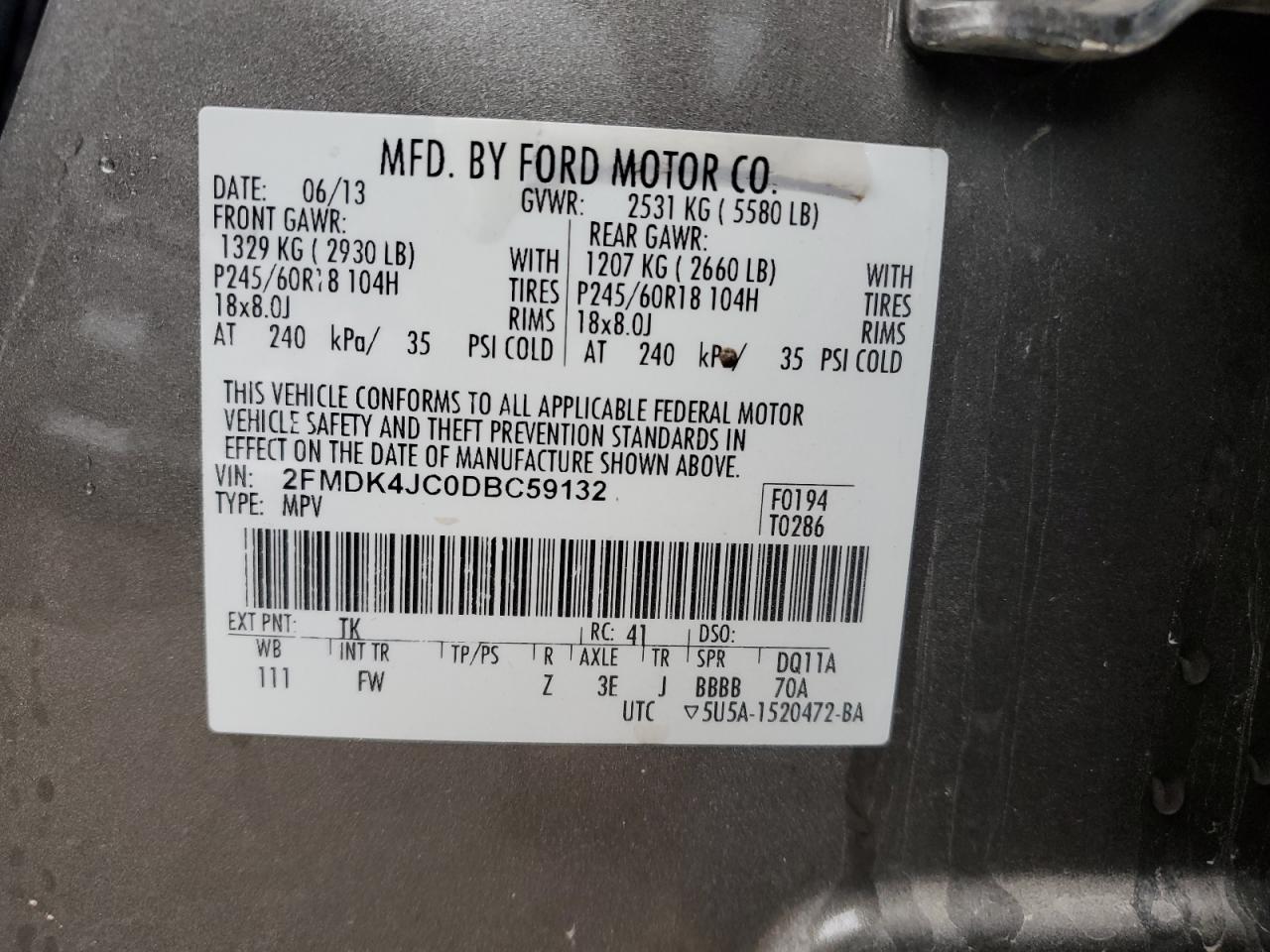 2013 Ford Edge - Image 16