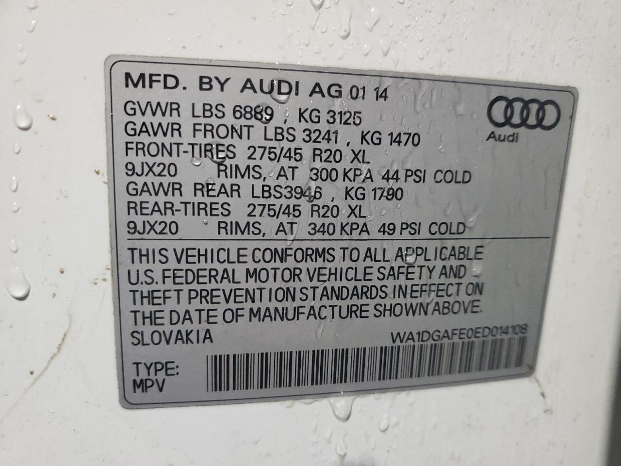 2014 Audi Q7 - Image 13