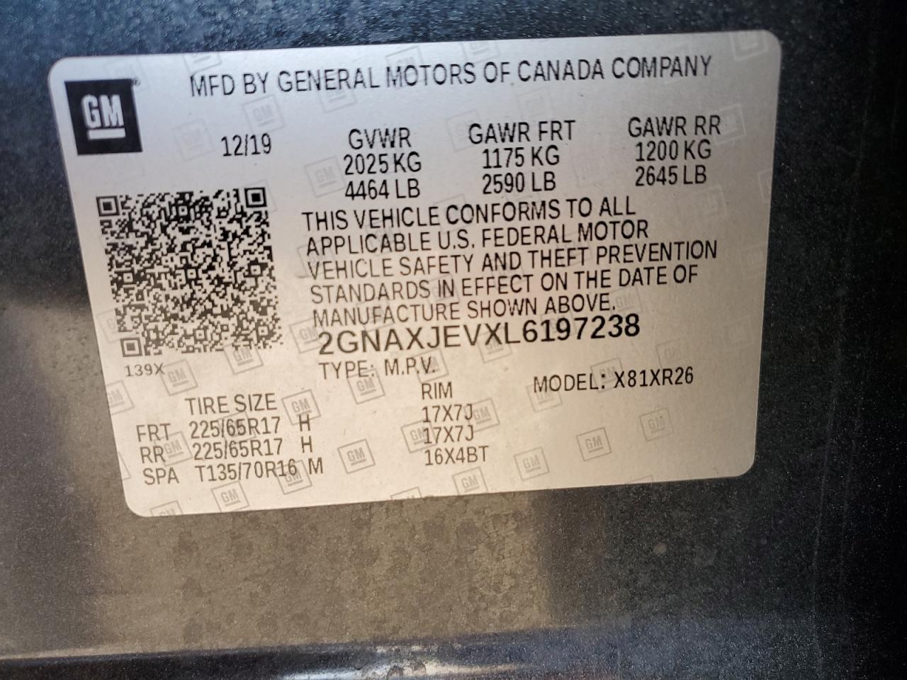 2020 Chevrolet Equinox - Image 12