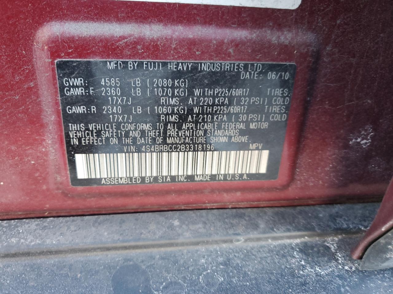 2011 Subaru Outback - Image 13