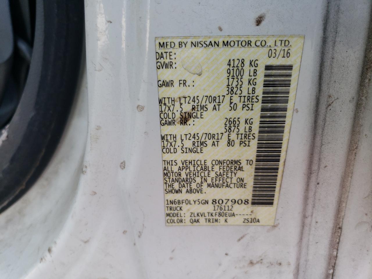 2016 Nissan NV - Image 14