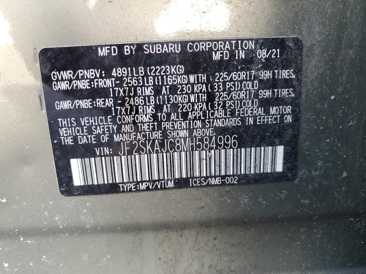 2021 Subaru Forester - Image 12