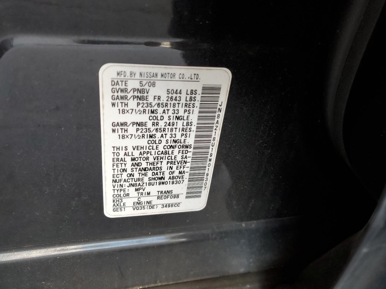 2009 Nissan Murano - Image 13