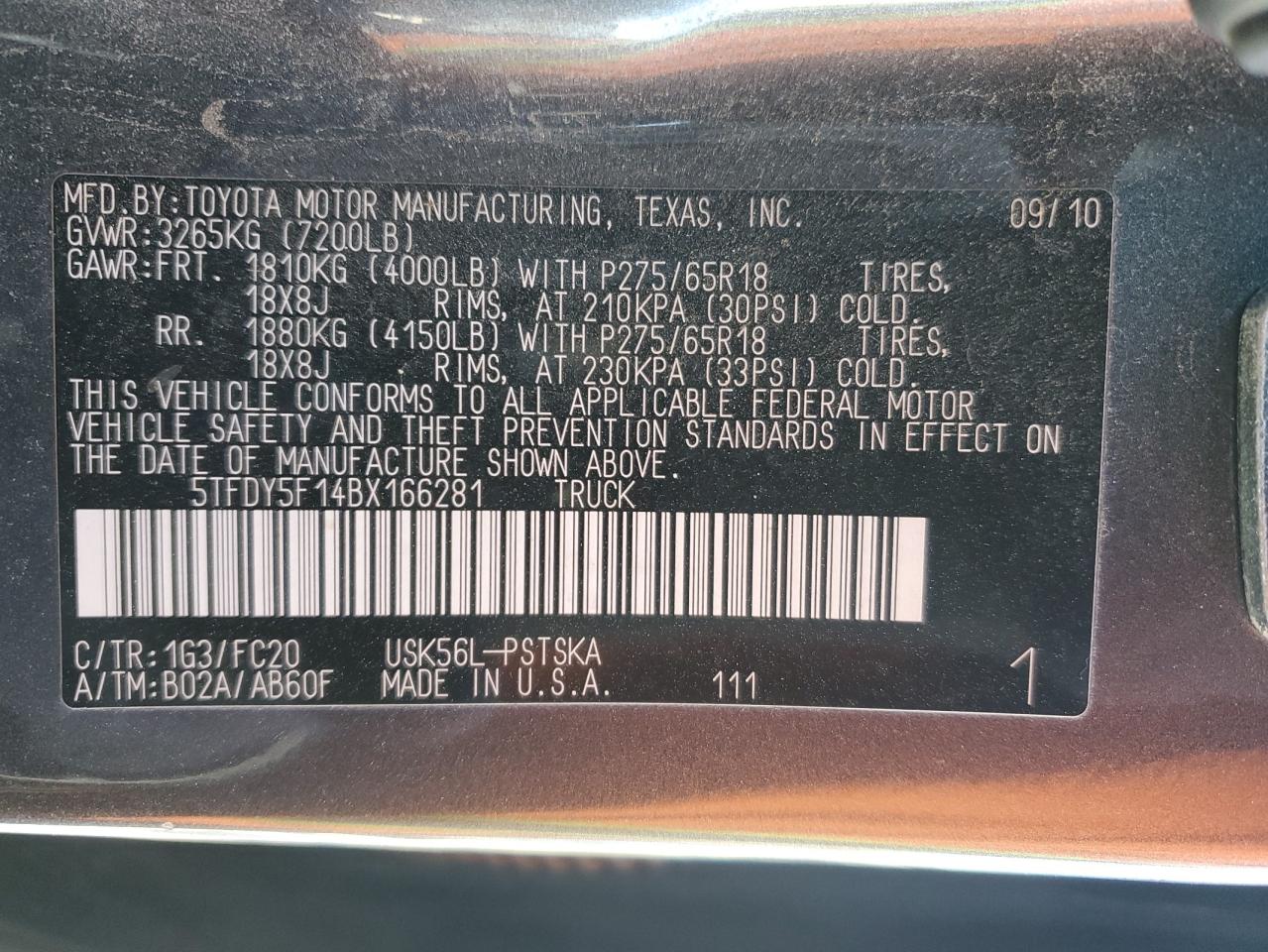 2011 Toyota Tundra - Image 12