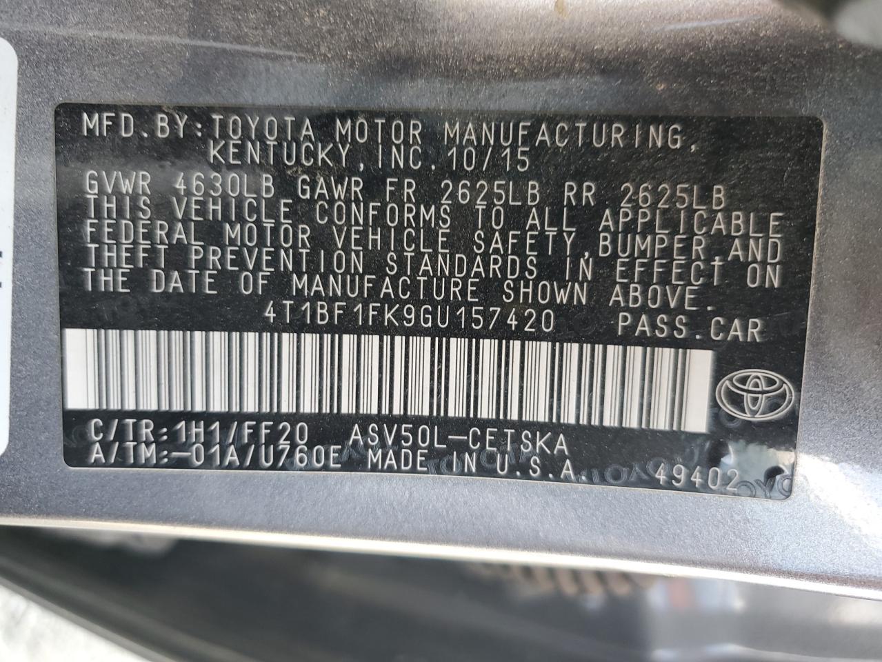 2016 Toyota Camry - Image 14