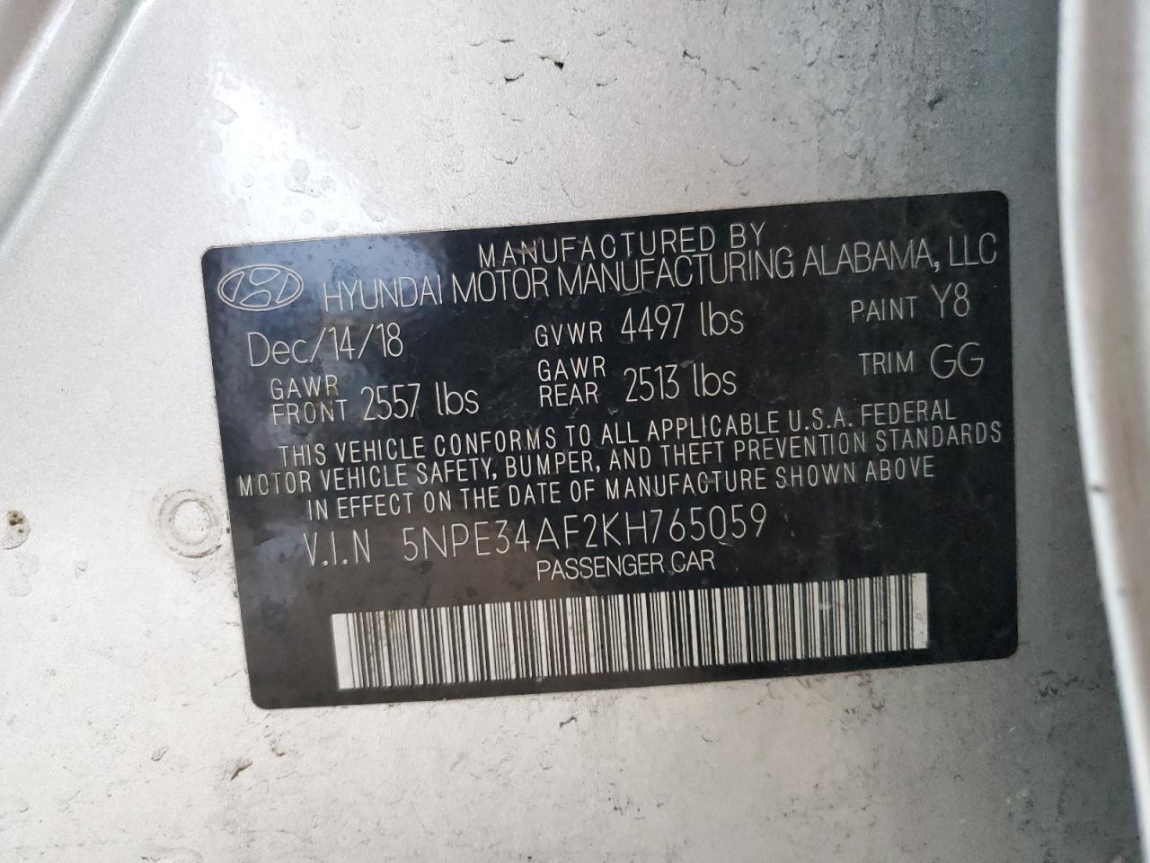 2019 Hyundai Sonata - Image 12