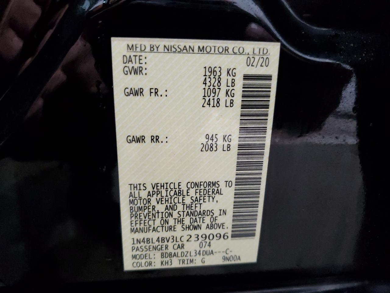 2020 Nissan Altima - Image 13