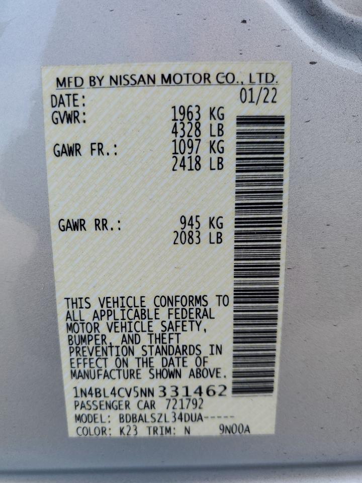 2022 Nissan Altima - Image 12