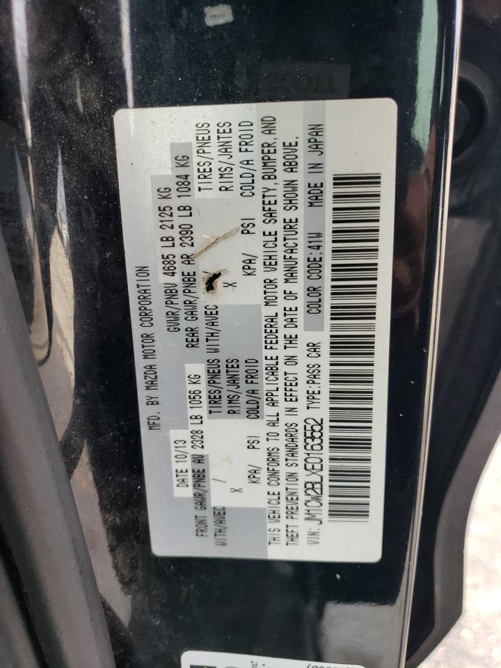 2014 Mazda 5 Sport VIN: JM1CW2BLXE0163552 Lot: 88792025