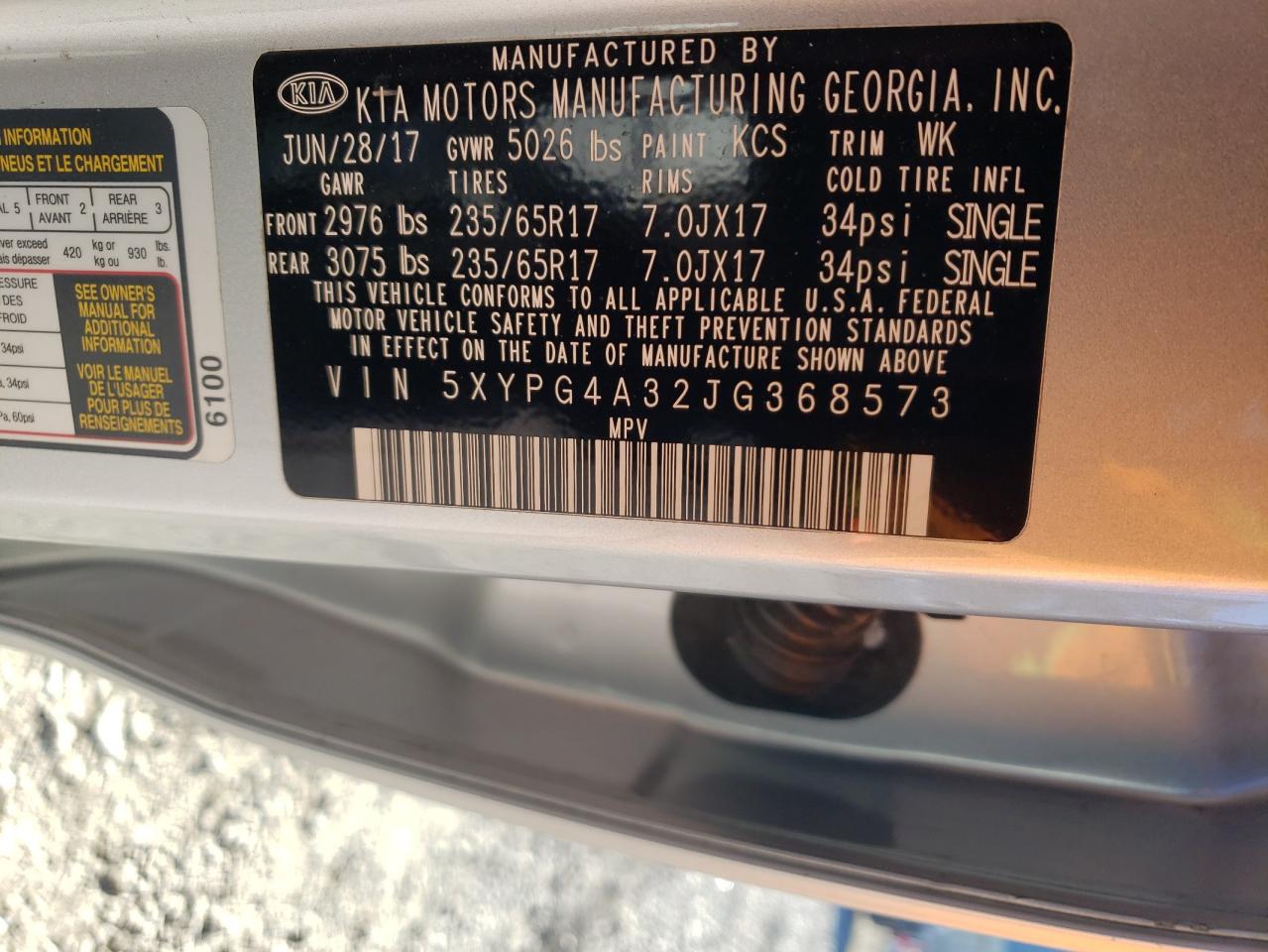 2018 Kia Sorento - Image 13