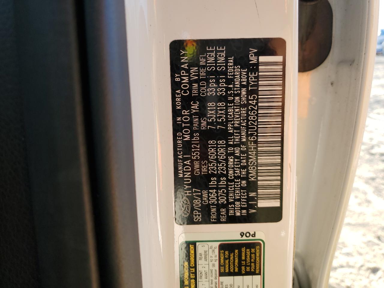 2018 Hyundai Santa Fe - Image 13