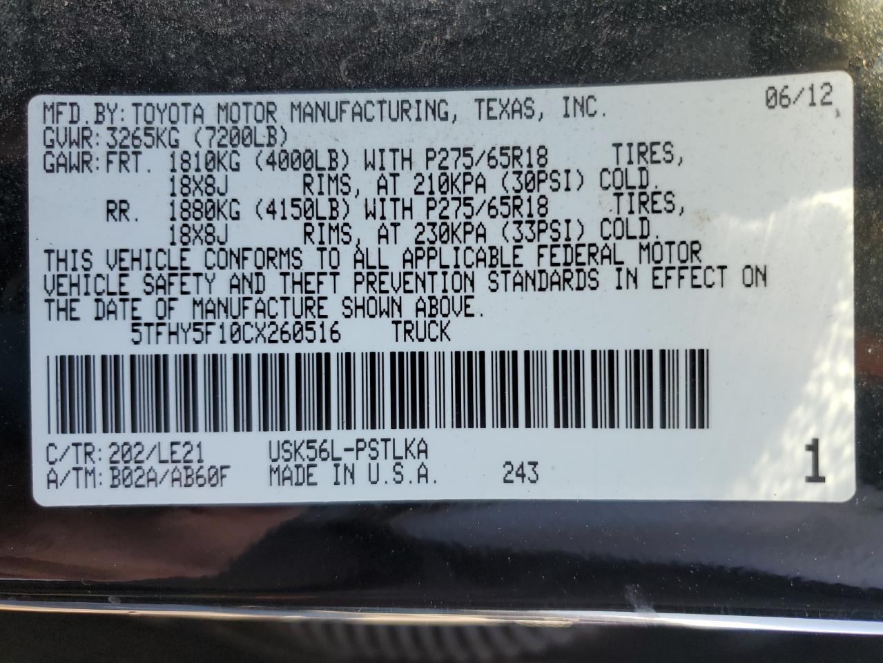 2012 Toyota Tundra - Image 13