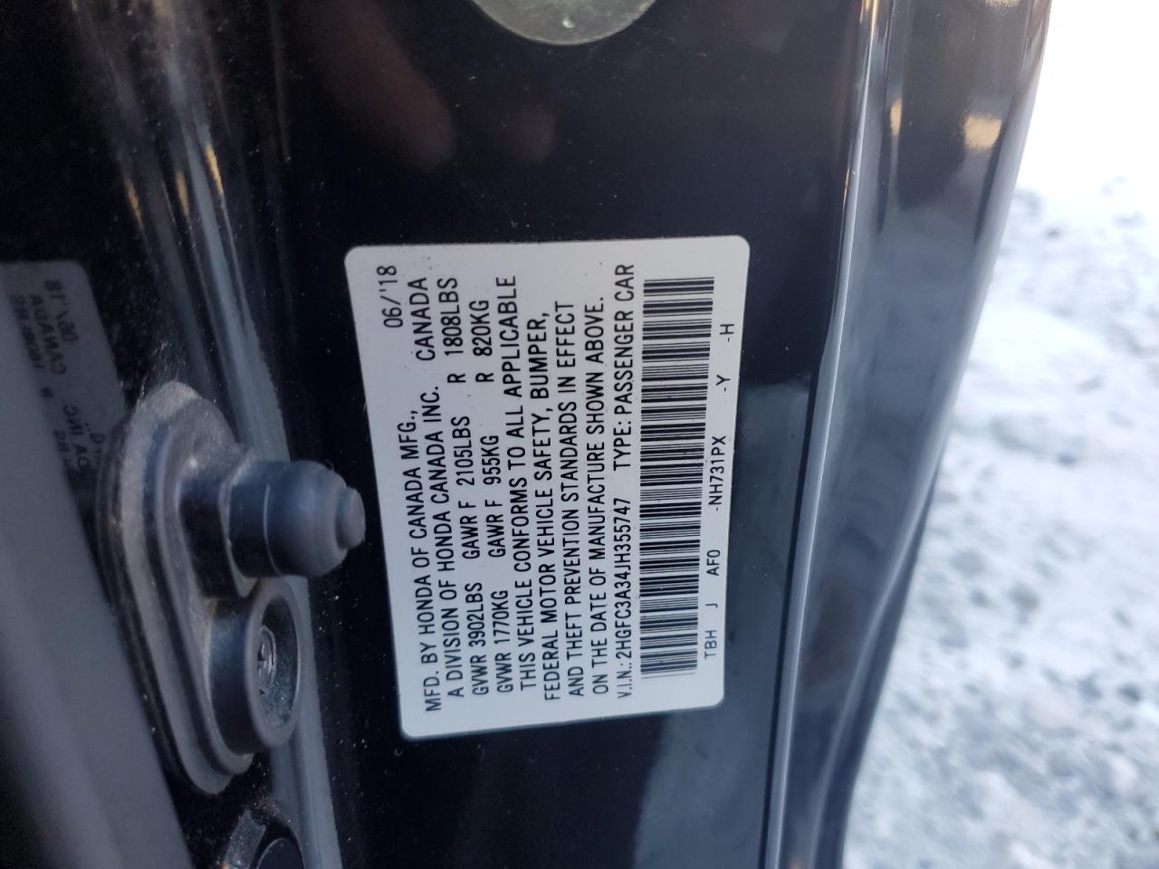2018 Honda Civic - Image 12
