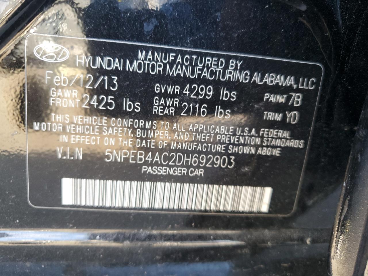 2013 Hyundai Sonata - Image 13