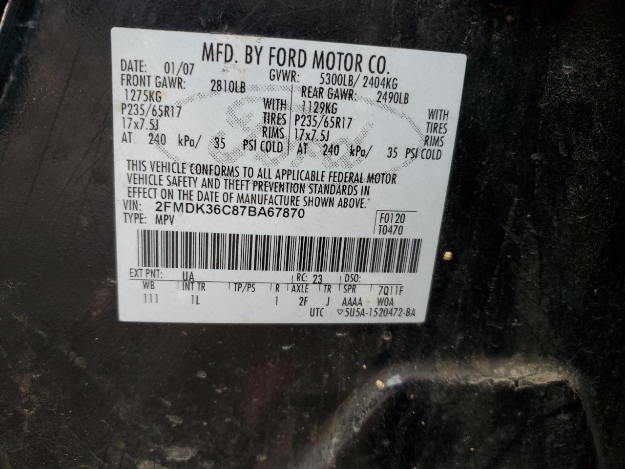 2007 Ford Edge - Image 15