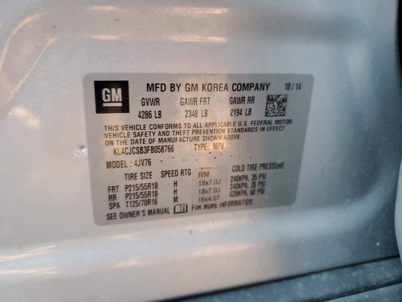 2015 Buick Encore - Image 15