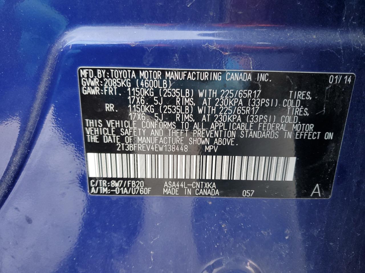 2014 Toyota RAV 4 - Image 13