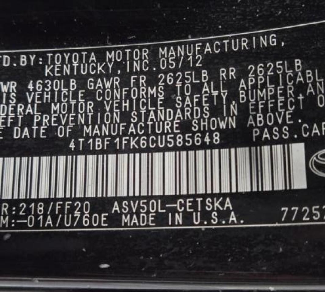2012 Toyota Camry - Image 10